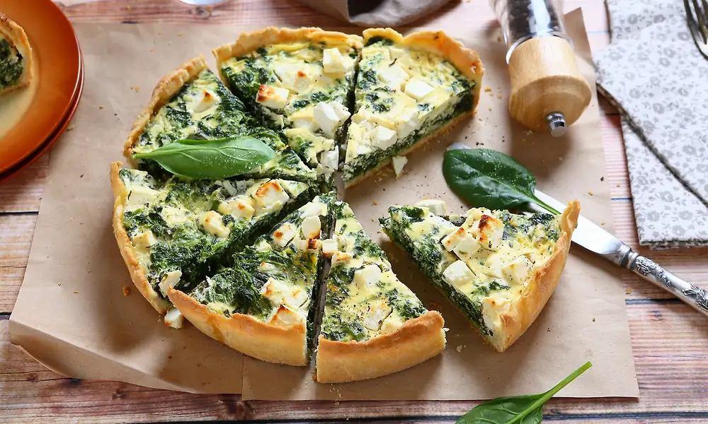 Feta-pinaattipiirakka