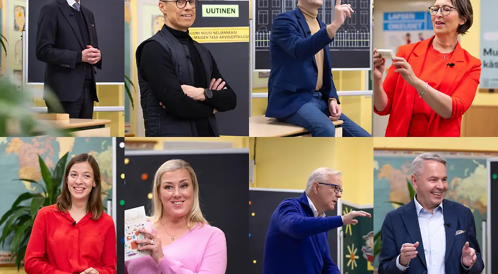 Luokan edessä