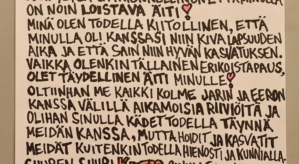 Illallinen äidille